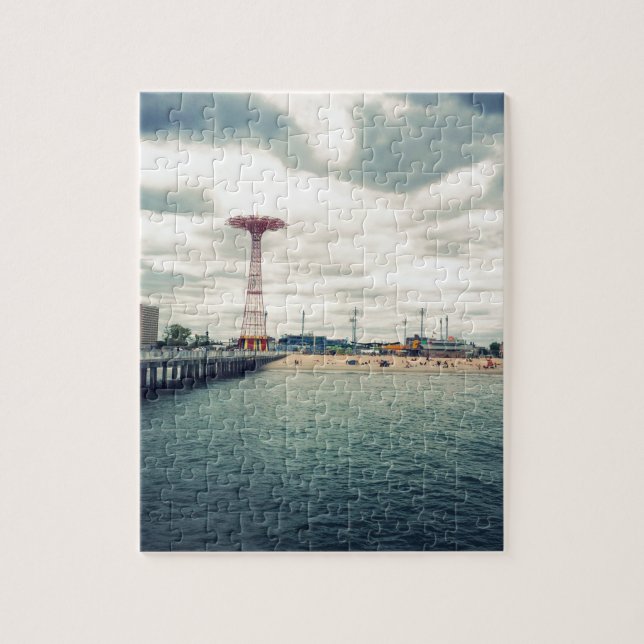 Quebra-cabeça Coney Island Beach Panorama (Vertical)