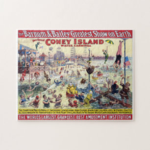 Quebra-cabeça Coney Island Water Carnival, 1898
