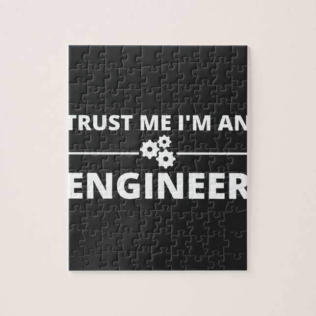Quebra-cabeça Confie em mim, sou um Engenheiro (Vertical)