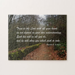 Quebra-cabeça Confie no Senhor