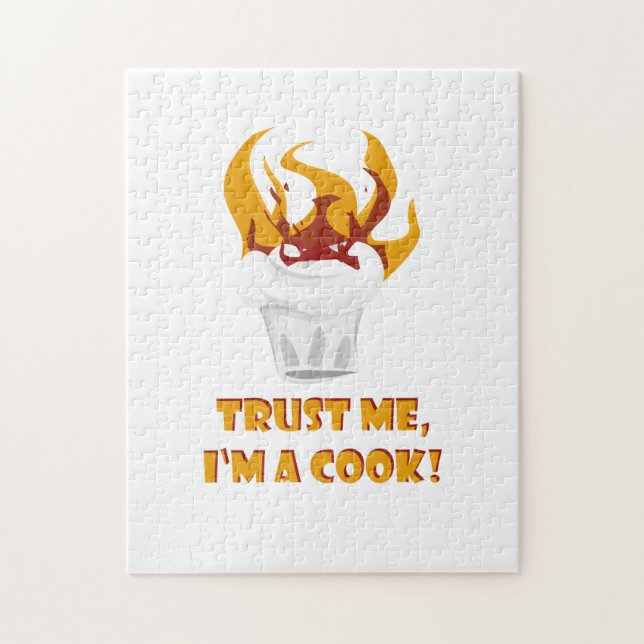 Quebra-cabeça Confie que eu mim é um cozinheiro! (Vertical)