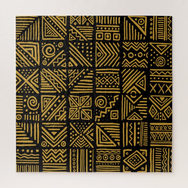 Quebra-cabeça Conflito africano: tribal étnico sem descontinuida (Vertical)