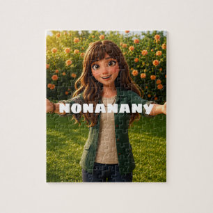 Quebra-cabeça Conheça Nona: Personagem Principal do Quebra-Cabeç