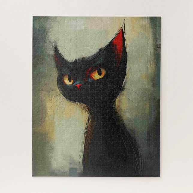 Quebra-cabeça Conhecendo o Gato Ninja Preto (Vertical)