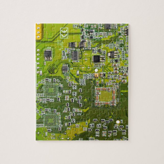 Quebra-cabeça Conjunto de circuito impresso Circuito verde PCB C (Vertical)