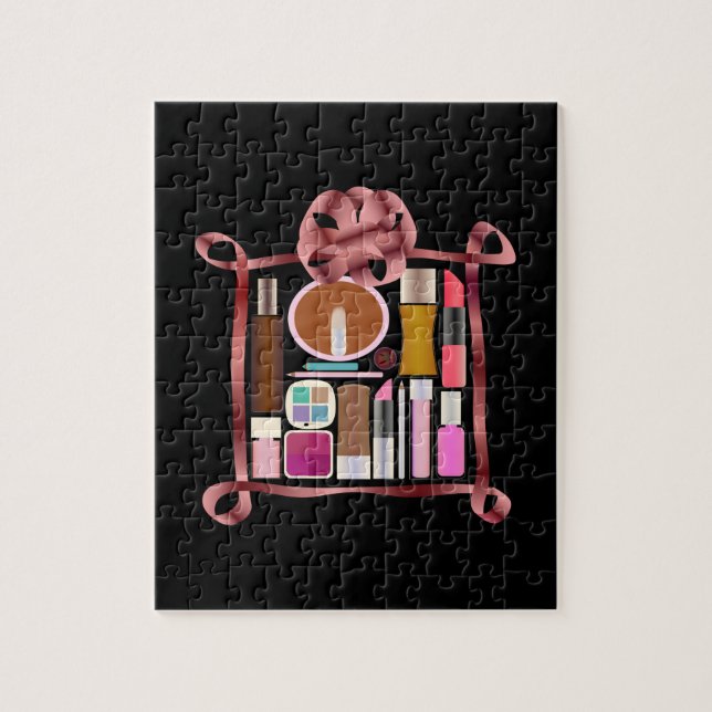 Quebra-cabeça Conjunto de cosméticos (Vertical)