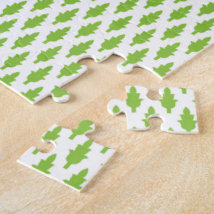 Quebra-cabeça Conjunto de Pastas Arquivo Verde Botânico