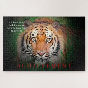 Quebra-cabeça Conquista Motivacional Tiger