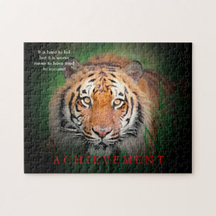 Quebra-cabeça Conquista Motivacional Tiger