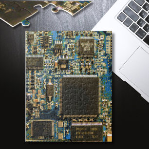 Quebra-cabeça Conselho do circuito da unidade do Duro do computa