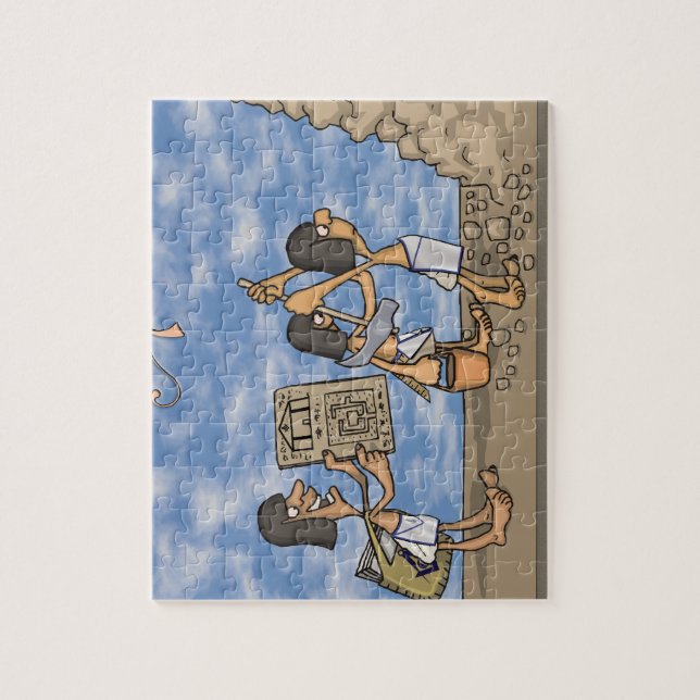 Quebra-cabeça Construindo uma pirâmide (Vertical)