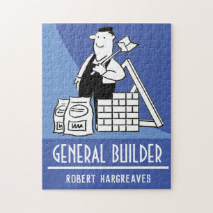 Quebra-cabeça Construtor Geral com Materiais de Construção.