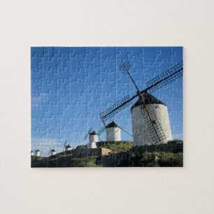 Quebra-cabeça Consuegra, La Mancha, Espanha, moinhos de vento 2