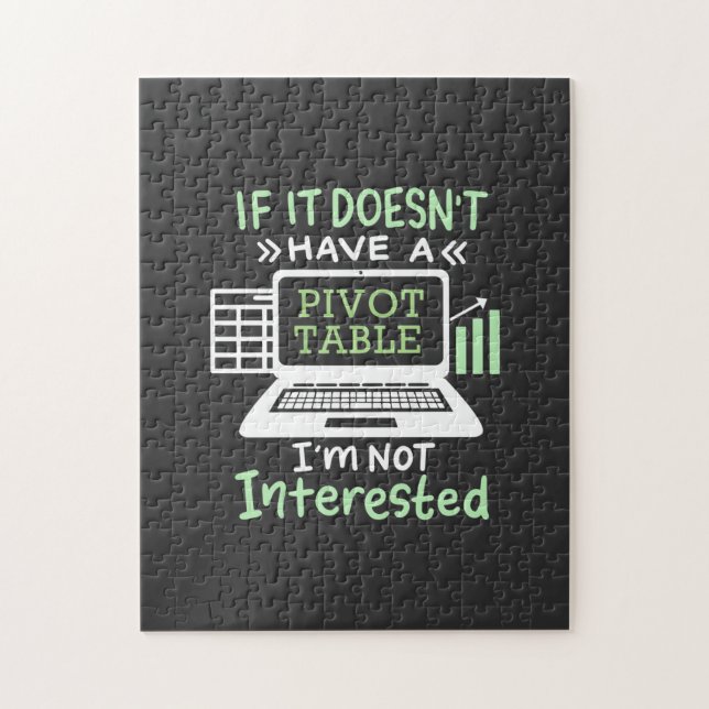 Quebra-cabeça Contabilista Tem Uma Mesa Dinâmica (Vertical)