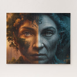 Quebra-cabeça Contraste Eterno: Onde A Juventude Encontra A Idad