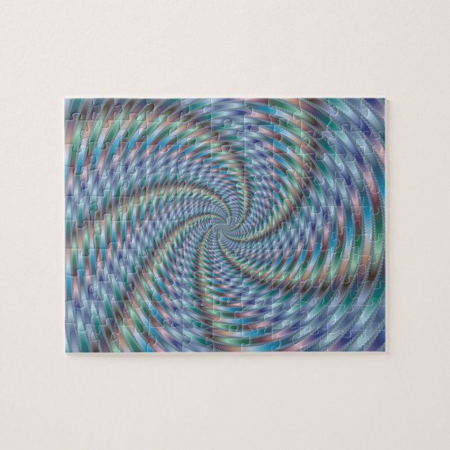 Quebra-cabeça Contratorpedeiro da mente - arte do Fractal (Horizontal)