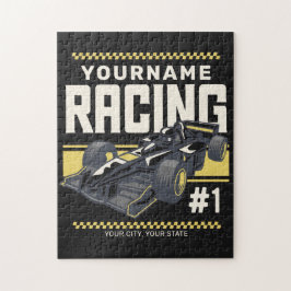 Quebra-cabeça Controlador de Carro de Corrida Rápida de Equipe d