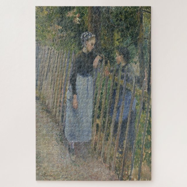 Quebra-cabeça Conversação de Camille Pissarro (Vertical)