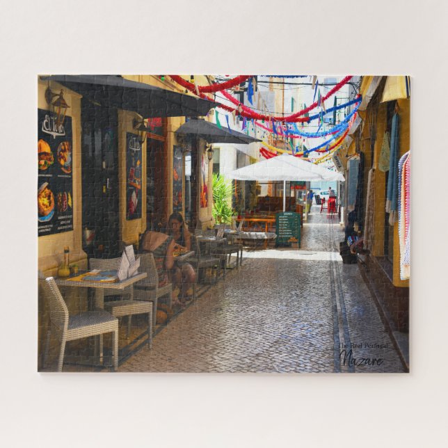 Quebra-cabeça Conversas de excelentes em Nazare, Portugal (Horizontal)