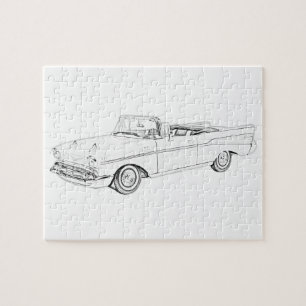 Quebra-cabeça Conversível Chevy Bel Air 1957