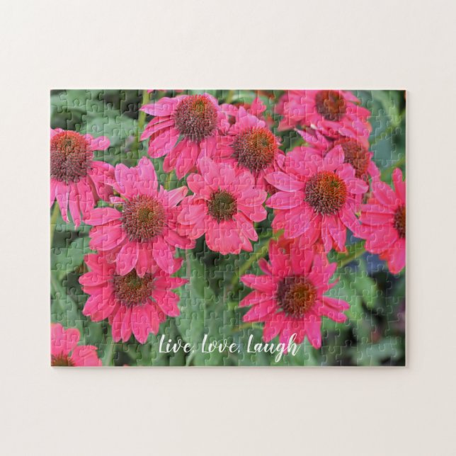 Quebra-cabeça Conversores Roxos Vivos, Amor, Ria (Horizontal)