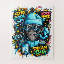 Cool Graffiti Gorilla | Street Art Motivation