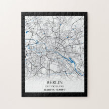 Coordenadas do Mapa da Cidade da Alemanha, Alemanh