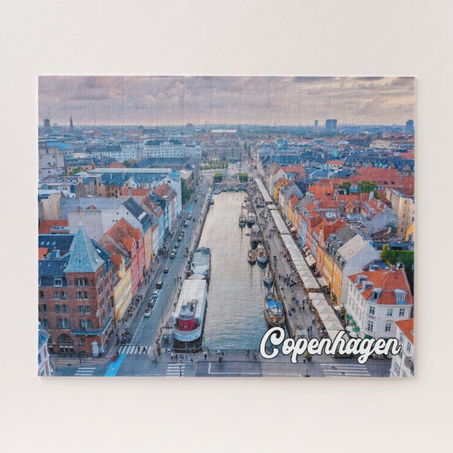 Quebra-cabeça Copenhaga, Dinamarca (Horizontal)