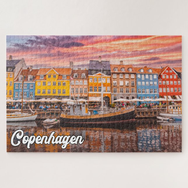 Quebra-cabeça Copenhaga, Dinamarca (Horizontal)