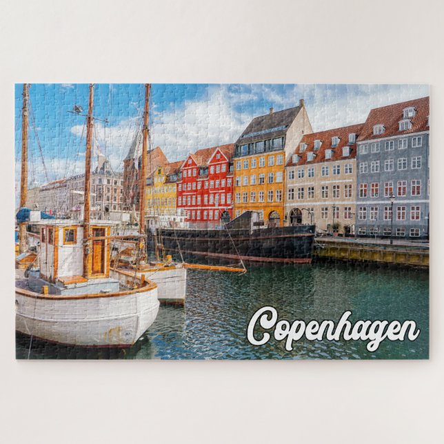 Quebra-cabeça Copenhaga, Dinamarca (Horizontal)