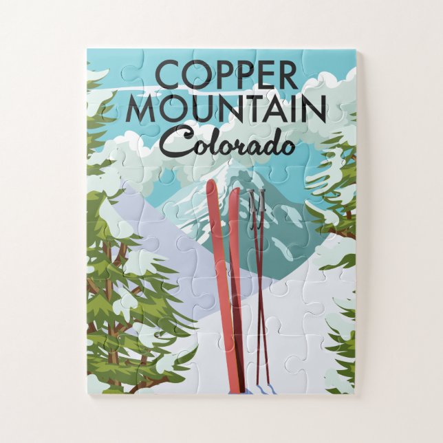 Quebra-cabeça Copper Mountain Colorado Esqui (Vertical)
