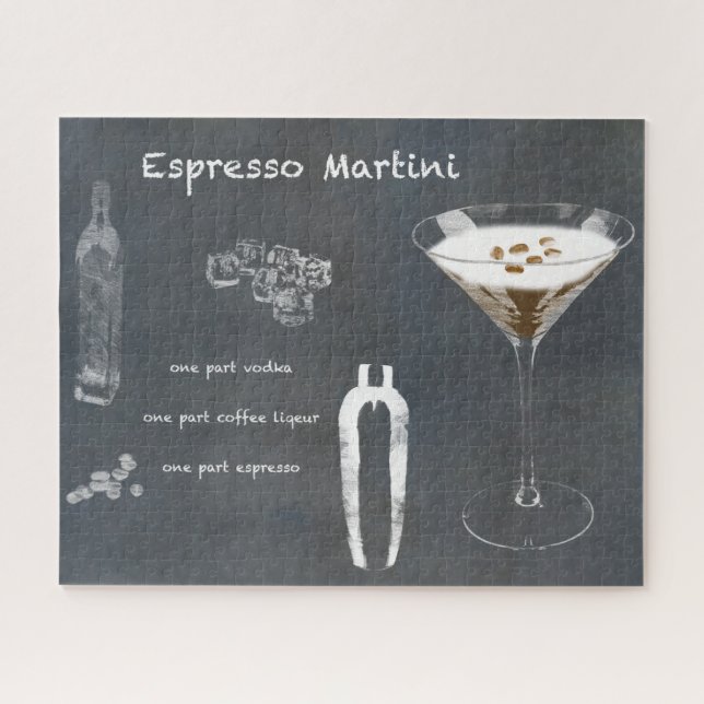 Quebra-cabeça Coquetel Espresso Martini (Horizontal)