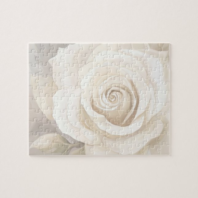Quebra-cabeça Cor-de-água, rosa-abstrato. (Horizontal)