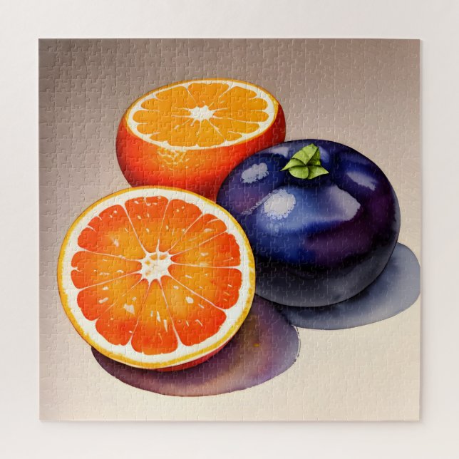 Quebra-cabeça Cor do Vazio Laranja (Vertical)