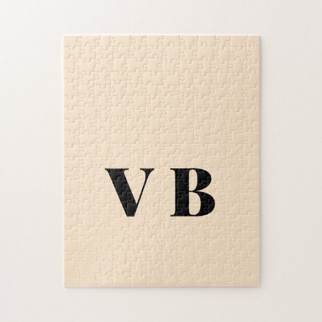Quebra-cabeça cor personalizada pastel simples mínima sólida per (Vertical)