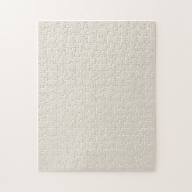 Quebra-cabeça Cor Sólida do Café Branco (Vertical)