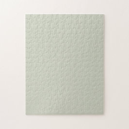 Quebra-cabeça Cor Sólida do Sage Branco