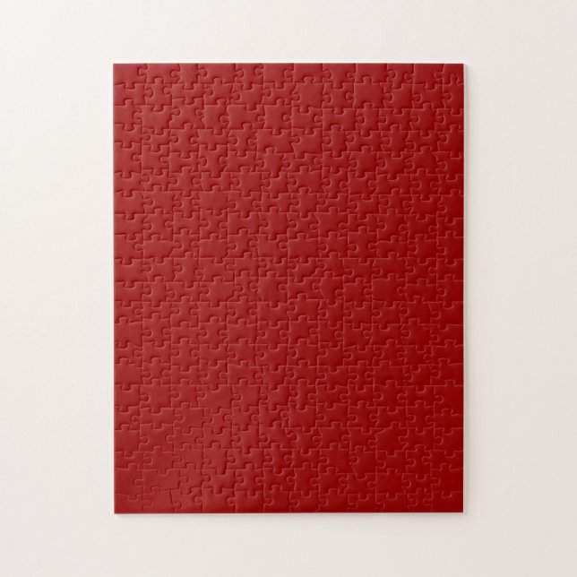 Quebra-cabeça Cor Sólido Vermelho Crimson | Clássico | Elegante (Vertical)