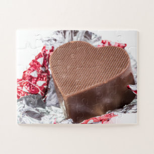 Quebra-cabeça Coração de Chocolate