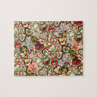 Quebra-cabeça Corações do Namorados Vintage