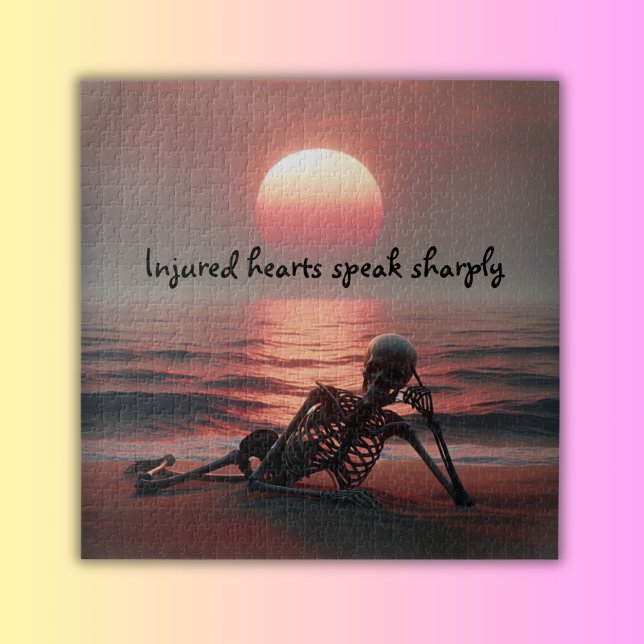 Quebra-cabeça Corações feridos falam muito | (Criador carregado)