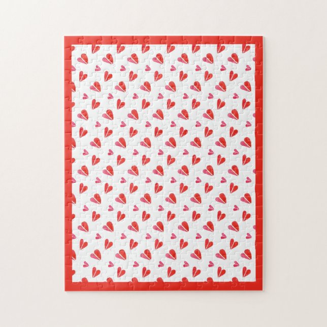 Quebra-cabeça CORACÕES MINI 11x14 Puzzle (Vertical)