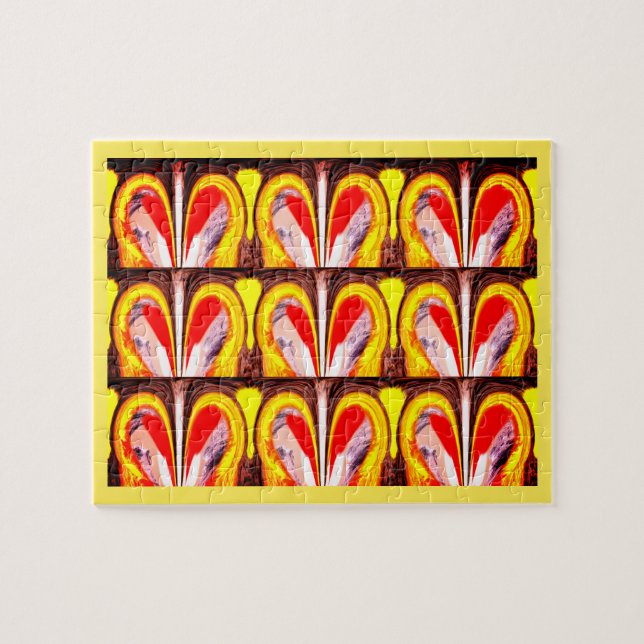 Quebra-cabeça Corações sortudos (Horizontal)