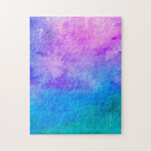 Quebra-cabeça Corante Púrpura Púrpura Azul-Turquesa Rosa