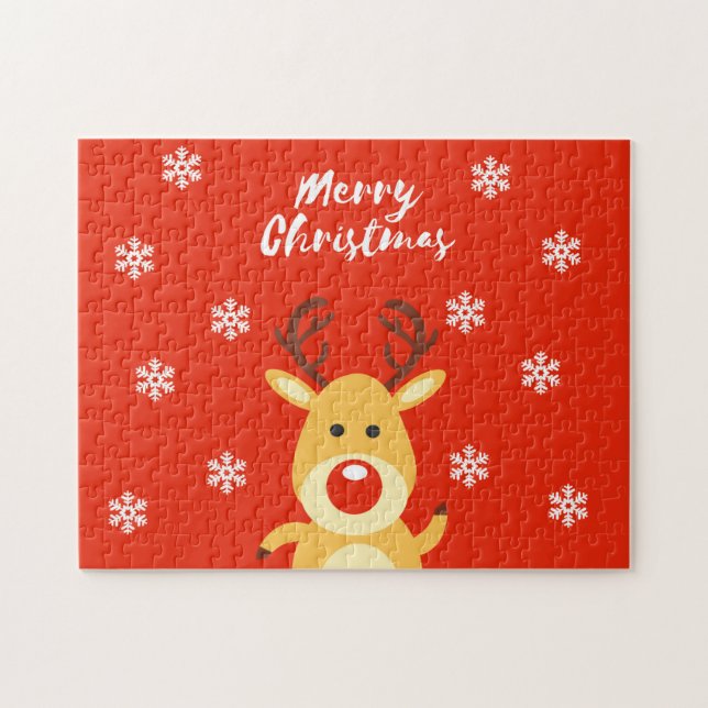 Quebra-cabeça Corante vermelho (Horizontal)