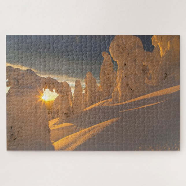 Quebra-cabeça Cordilheira | Whitefish, Montana (Horizontal)