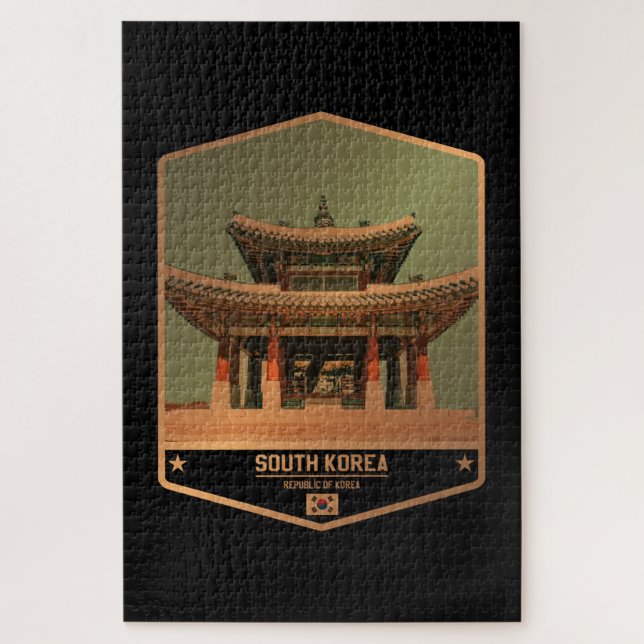 Quebra-cabeça Coreia do Sul (Vertical)