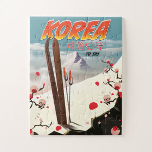 Quebra-cabeça Coreia esquiar