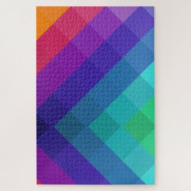 Quebra-cabeça Cores Cúbicas (Vertical)