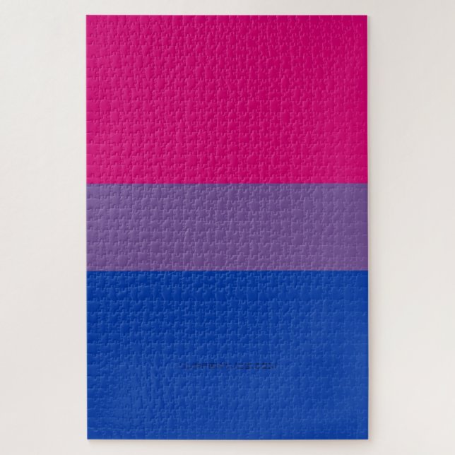 Quebra-cabeça Cores da bandeira do orgulho bissexual SlipperyJoe (Vertical)